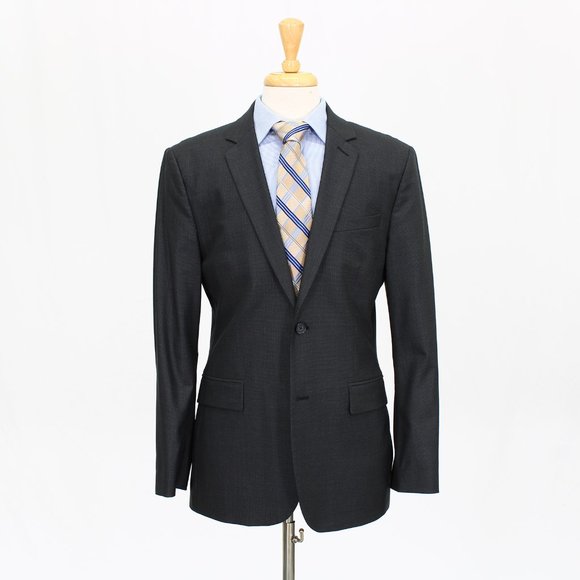 Express 40R Gray HT 2-Button Sport Coat Blazer Jacket O936 - Picture 1 of 11